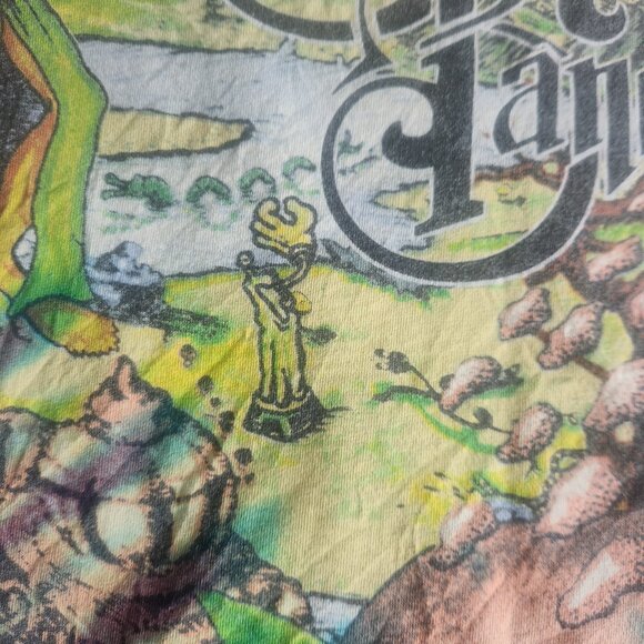 Vintage Allman Brothers Band T-shirt 1995 Tour Size XL Wild Oats All Over Print - Picture 10 of 16